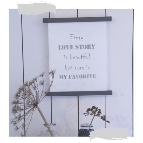 Banner met quote