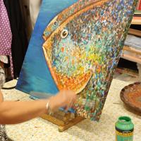 Schilderlessen aquarel - acryl