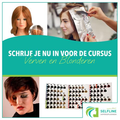 Cursus verven en blonderen, kapper, locaties in heel nederland