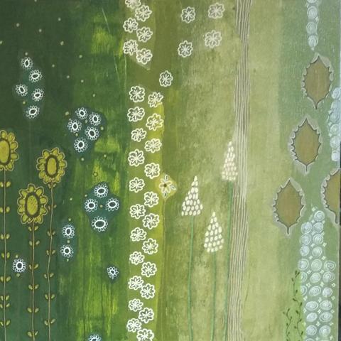Schildercursus online - patronenparadijs- mixed media technieken