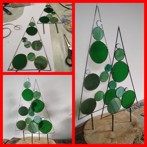 KERST  ARRANGEMENTEN:  WORKSHOP glas in lood INCLUSIEF HIGH TEA IN KERSTSFEER