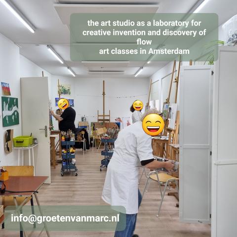 Teken- en schilderles voor beginners en gevorderden