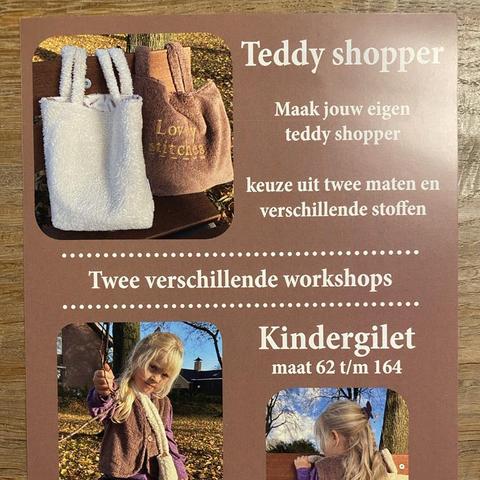 Teddytas naaien