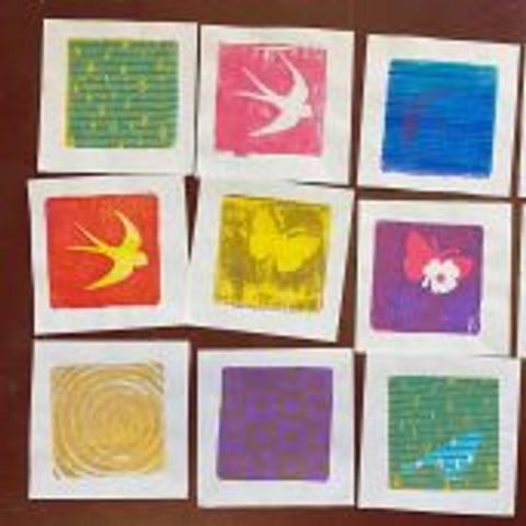Monoprint met gelliplates