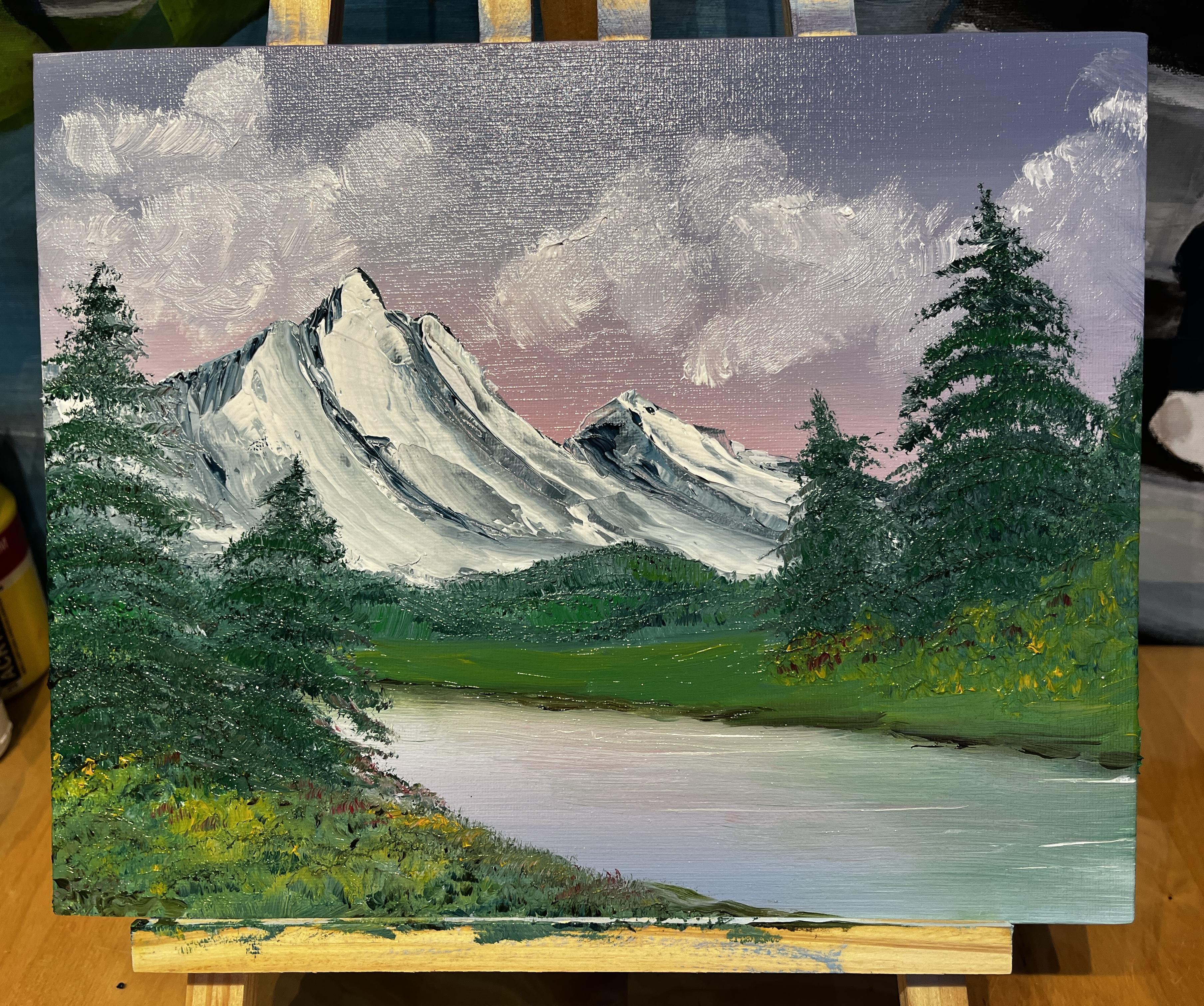 WORKSHOP SCHILDEREN IN BOB ROSS STIJL op jouw locatie — foto 2