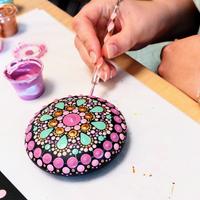 Steen of Theelicht  Dotpainten