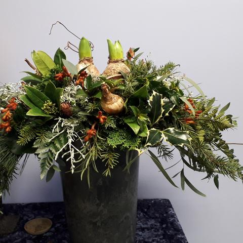 Tafelstuk voor kerst maken