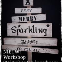Workshop steigerhouten kerstboom