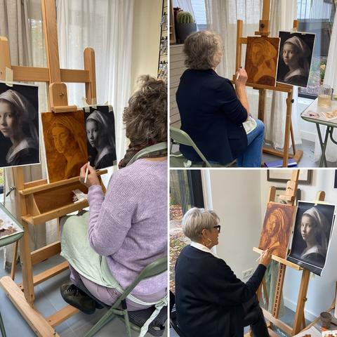 Portret schilderen in acrylverf