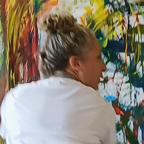action painting