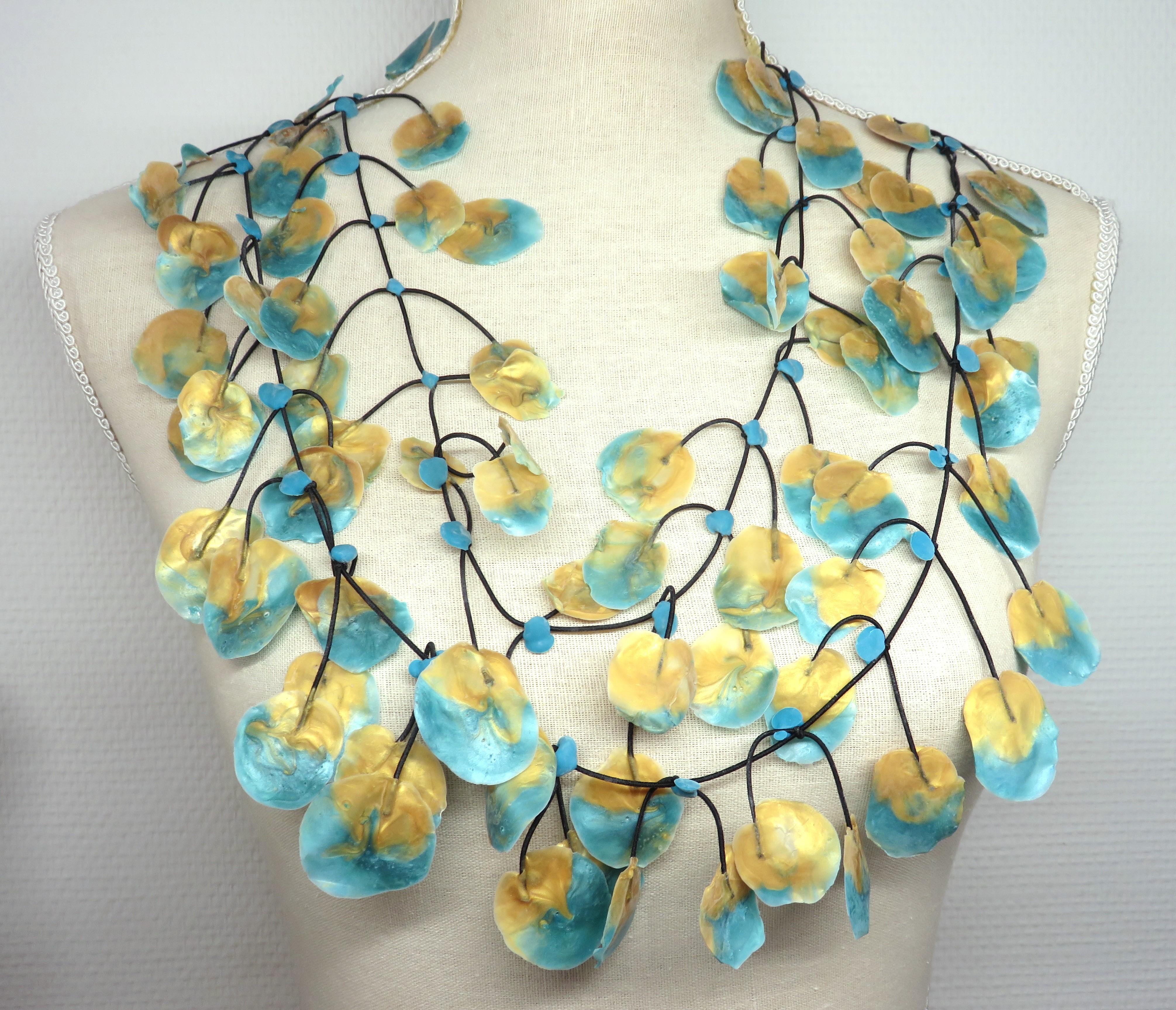 Ketting, sieraad, ketting maken rubber — foto 5
