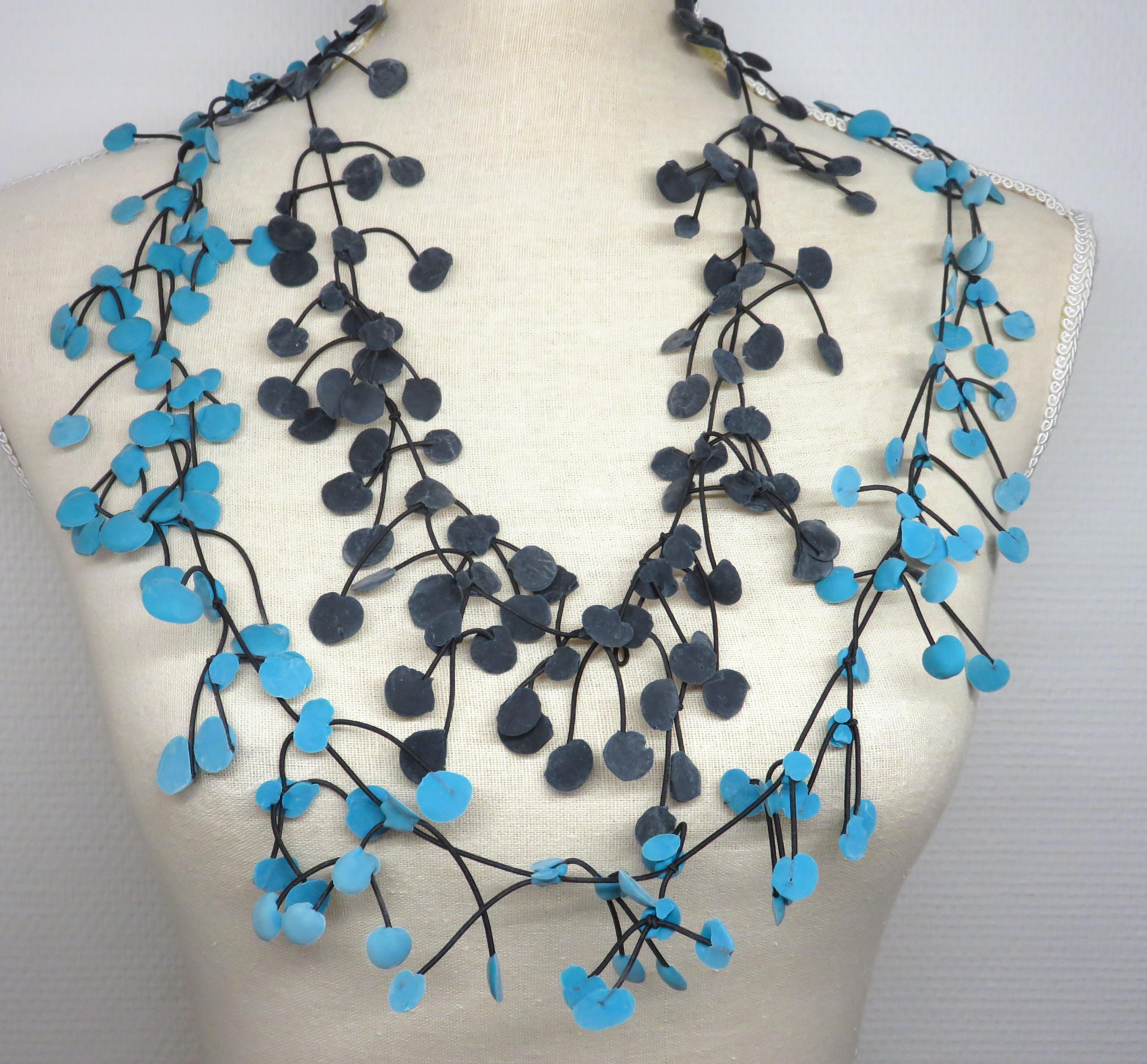 Ketting, sieraad, ketting maken rubber — foto 6