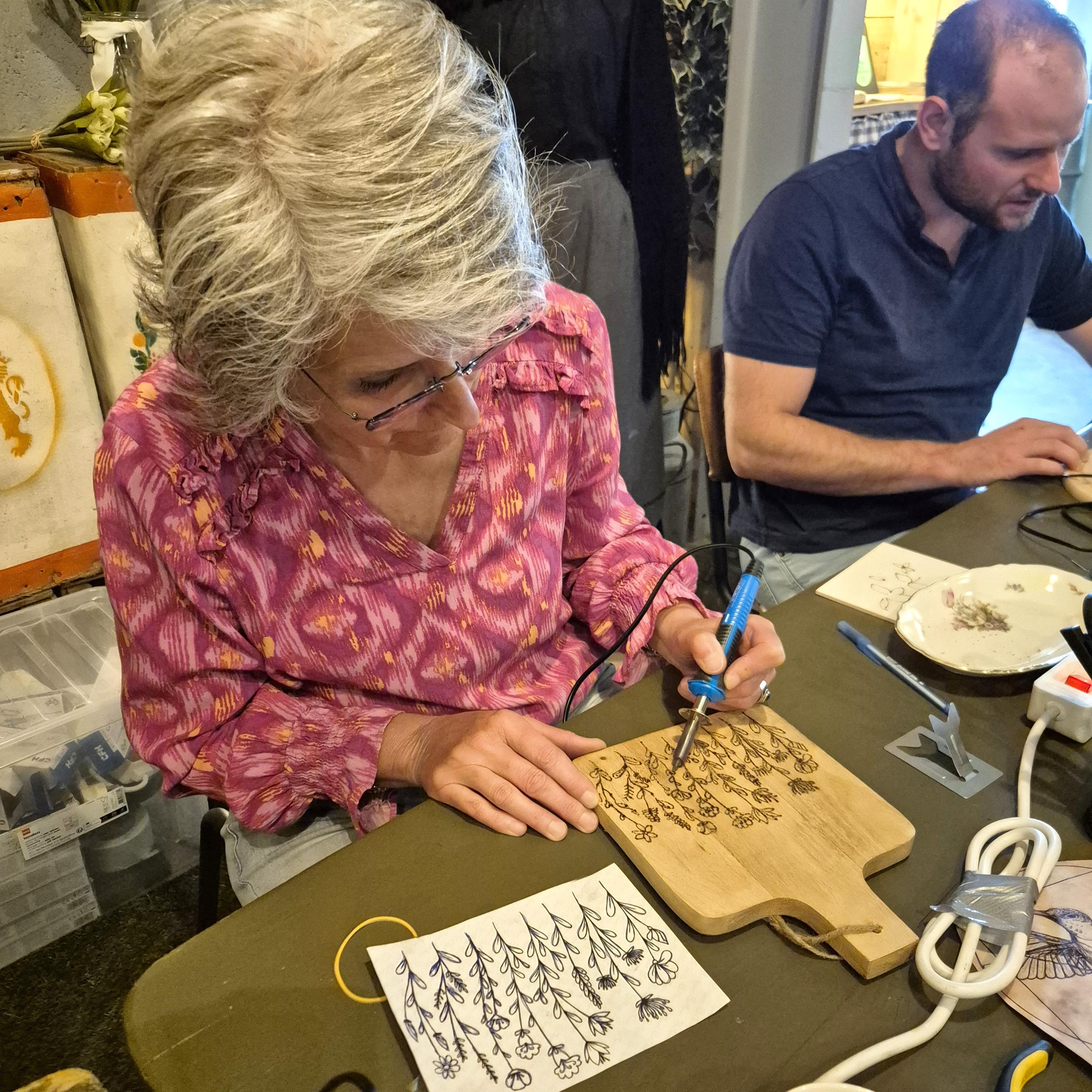 Workshop houtbranden op locatie — foto 4