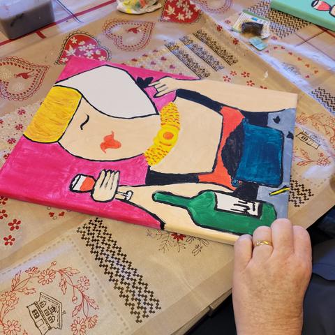 Schilderworkshop Dikke Dames op maat
