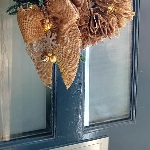 Workshop jute Kerstkrans