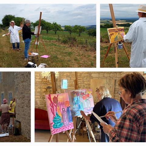 SCHILDEREN IN DE BOURGOGNE 