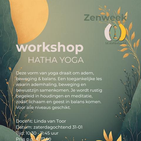 Hatha yoga - Zenweek De Buitenkamer