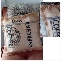 Workshop jute kussen