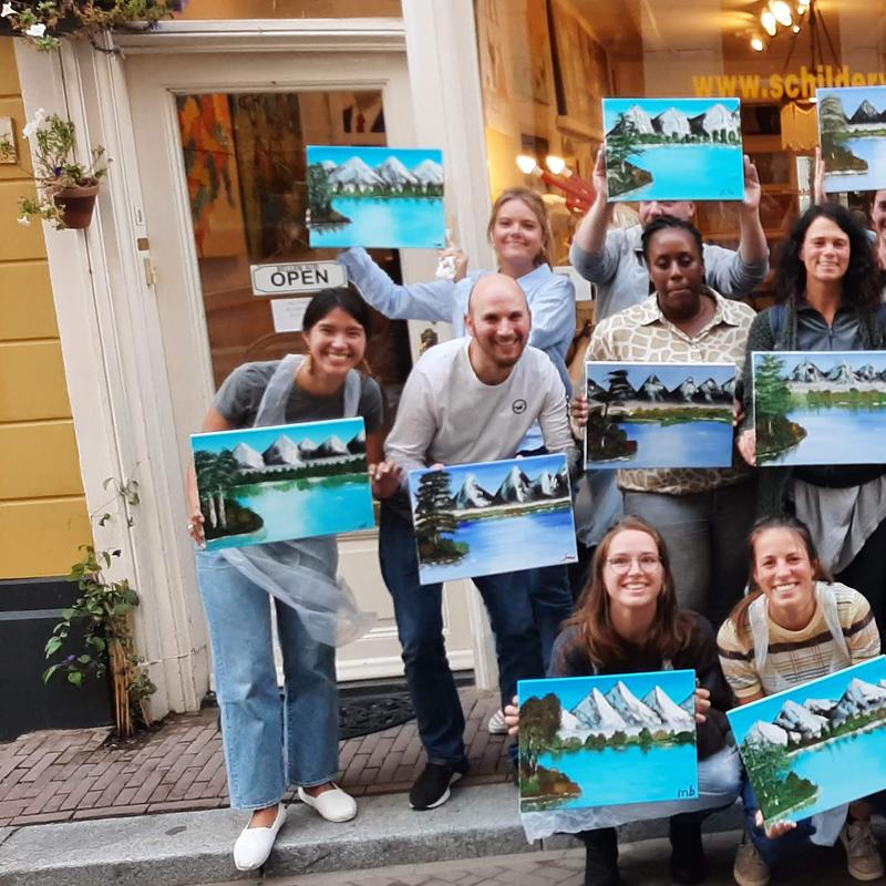 Bob ross  schilderen, dikke dames en andere leuke creatieve workshops in den haag (zuid-holland) — foto 4