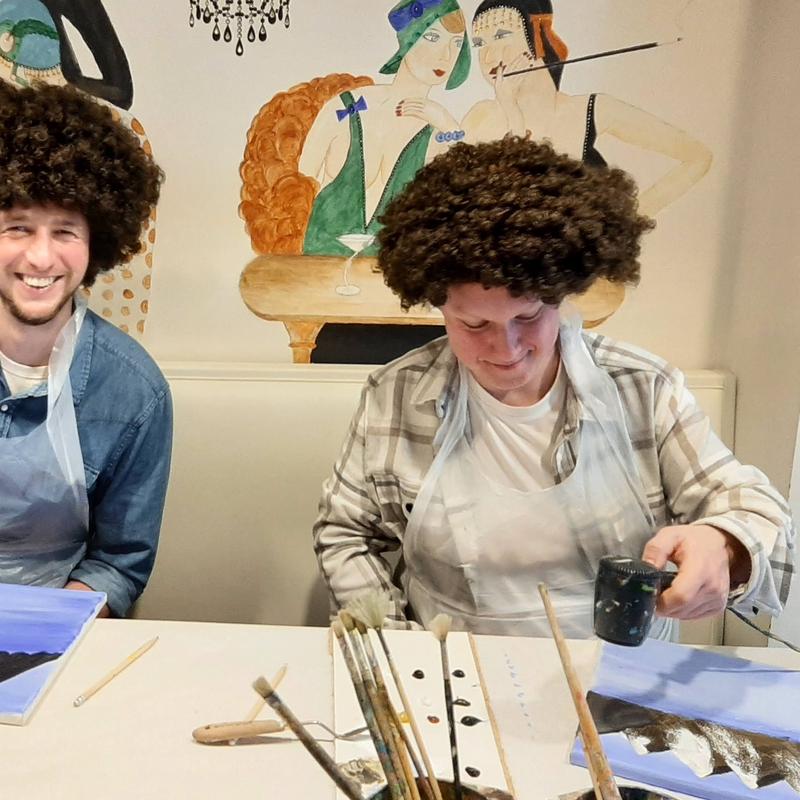 Bob ross  schilderen, dikke dames en andere leuke creatieve workshops in den haag (zuid-holland) — foto 5