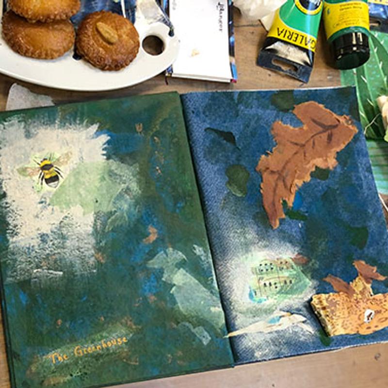 Workshop ‘art journaling – inspiratie uit de natuur’ — foto 2
