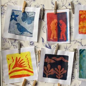 Monoprint met gelliplates