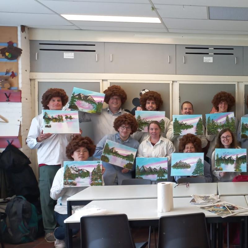 Bob Ross workshop in Eindhoven — foto 2