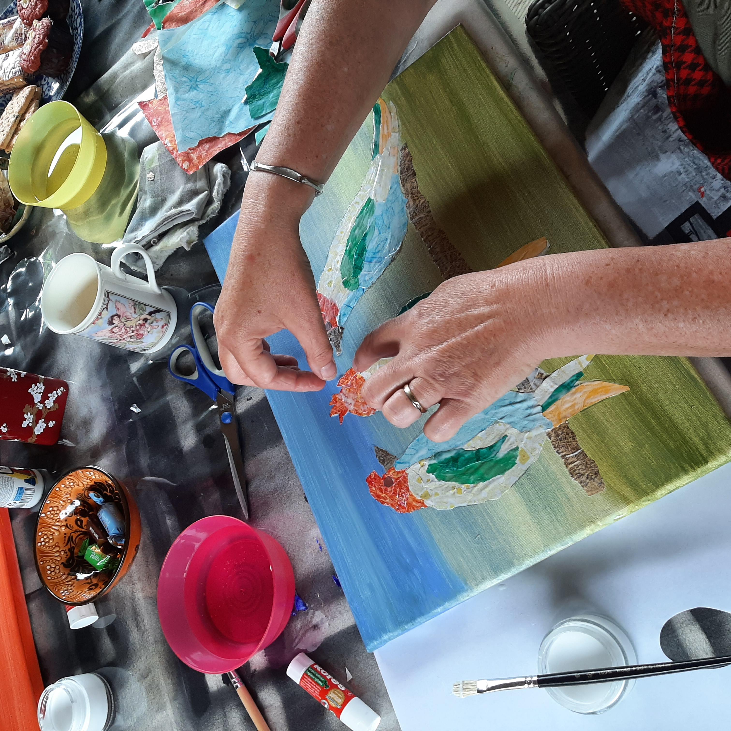 Collage workshop: Thema Vogels  — foto 5