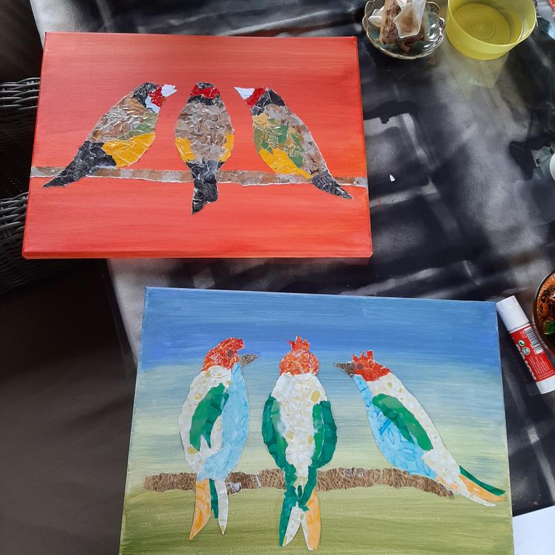 Collage workshop: Thema Vogels  — foto 6