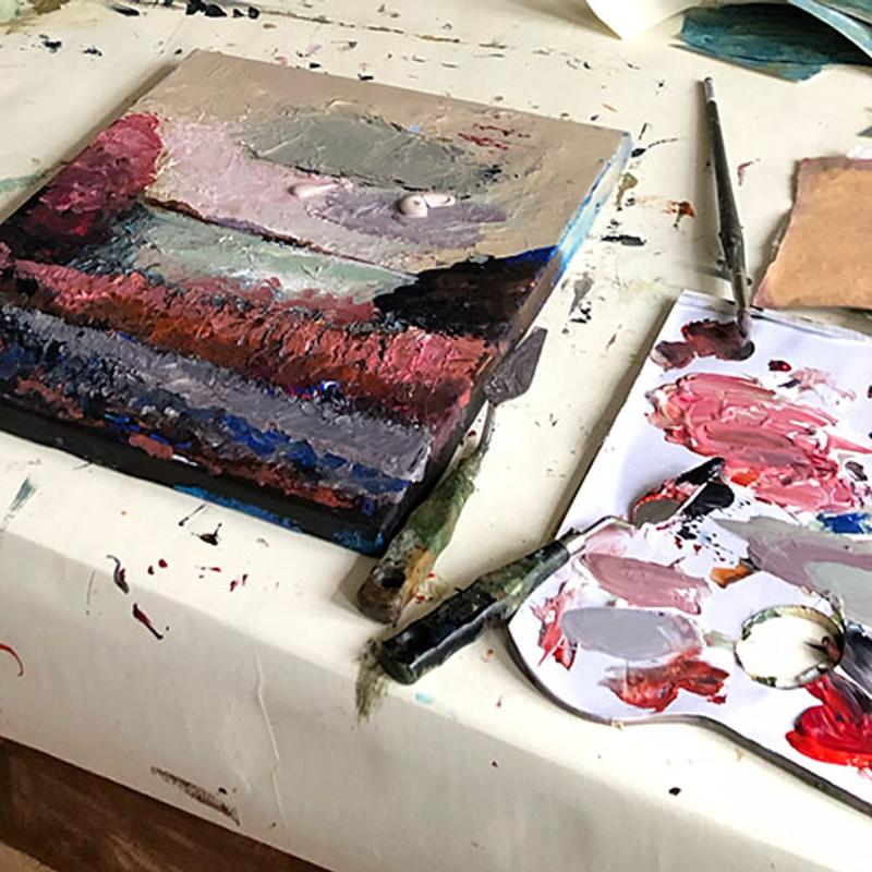 Workshop ‘abstracte landschappen’ — foto 6