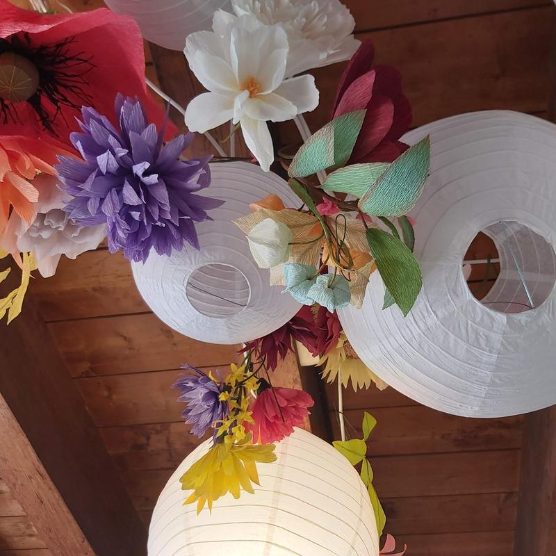 Papieren bloemen maken — foto 4