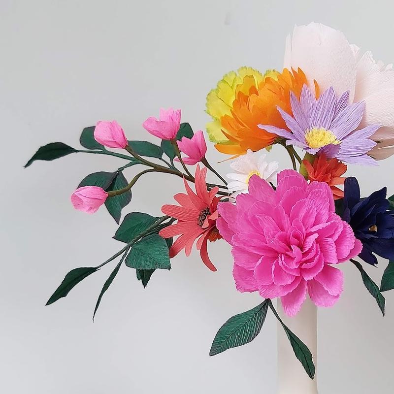 Papieren bloemen maken — foto 4