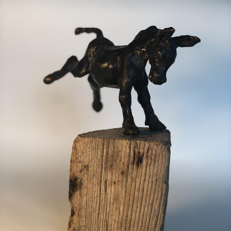 Ezel of paardfiguur boetseren. — foto 4