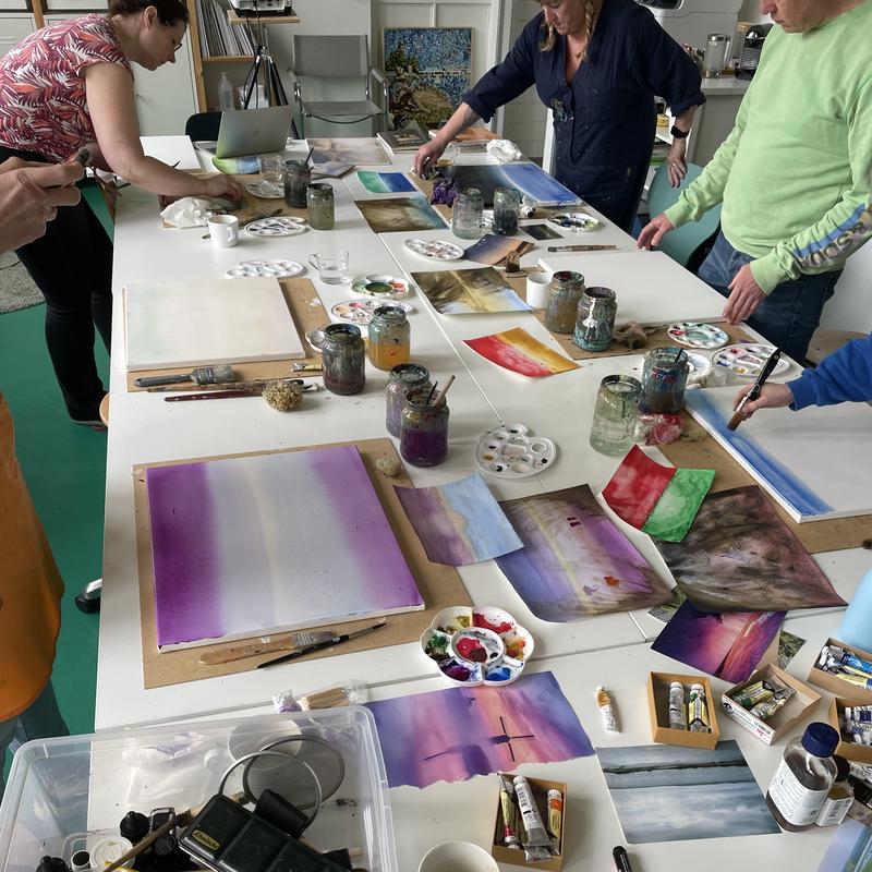Teamworkshop Gezamenlijk Schilderij — foto 2