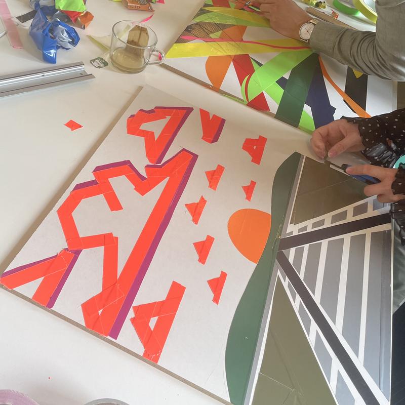 Teamworskhop Tape Art — foto 4