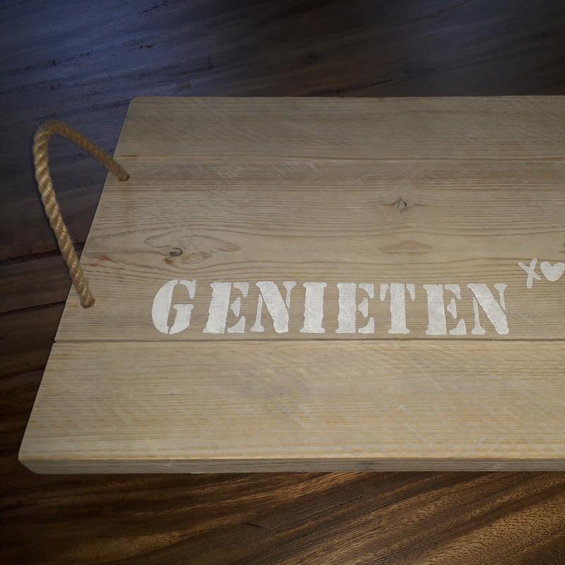 Workshop steigerhouten koffieplateau — foto 3