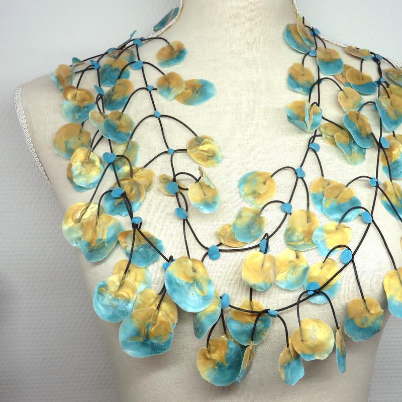 Ketting, sieraad, ketting maken rubber — foto 5