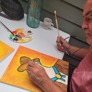 Italiaanse schilderworkshop