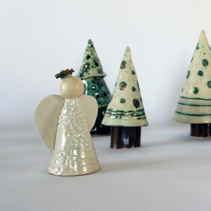 Kerstbomen maken van keramiek — foto 5
