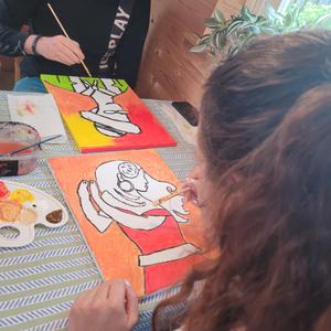 Schilderworkshop in eigen thema op maat