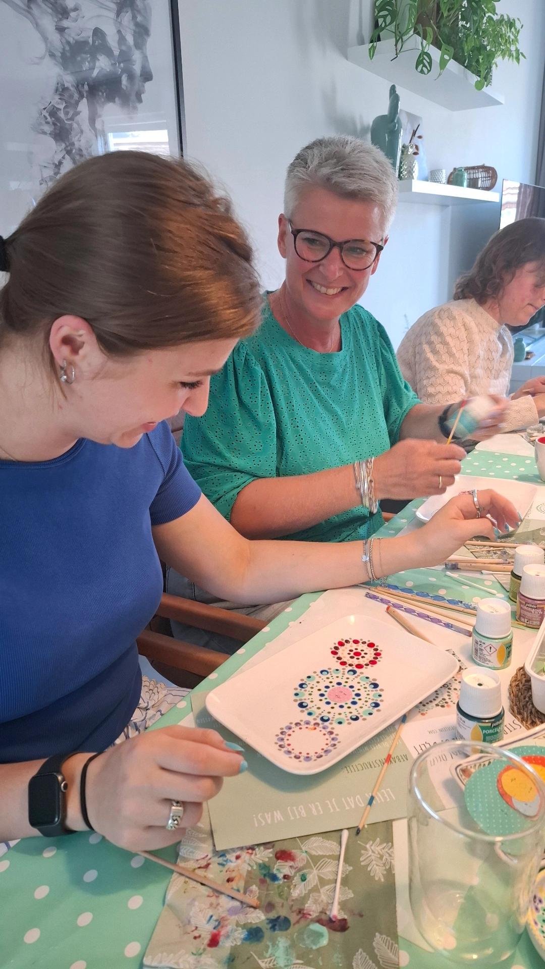 Workshop porselein stippen Kerst — foto 19