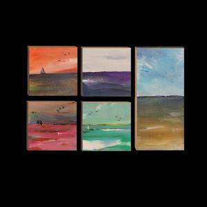 Een collage van landschapjes