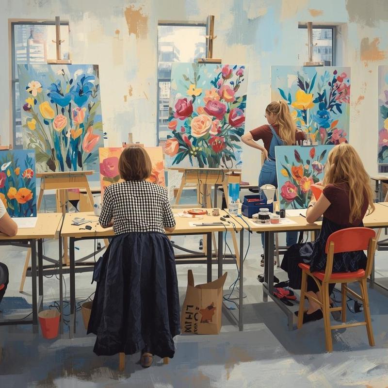 Workshop schilderen op canvas — foto 3