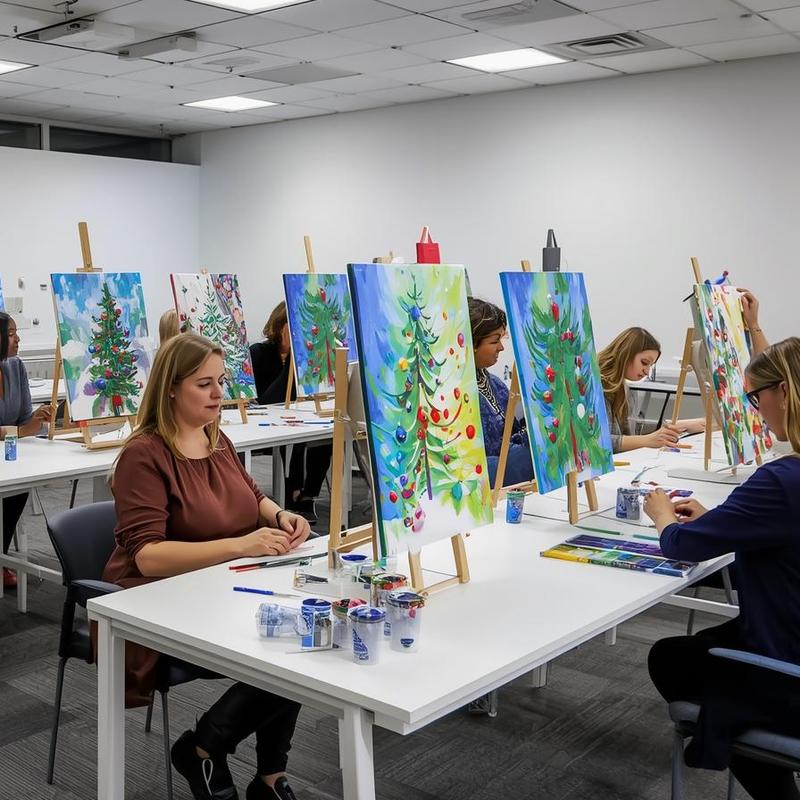 Workshop schilderen op canvas — foto 4