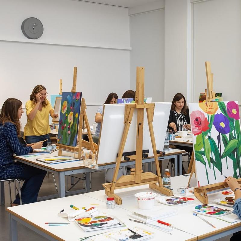 Workshop schilderen op canvas — foto 5