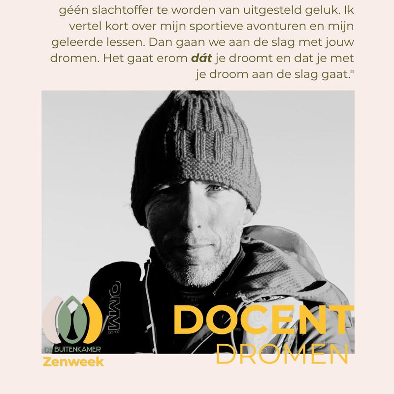 Dromen realiseren_Zenweek De Buitenkamer