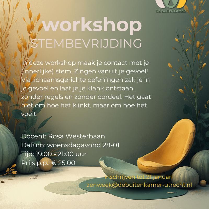 Stembevrijding - Zenweek De Buitenkamer — foto 2