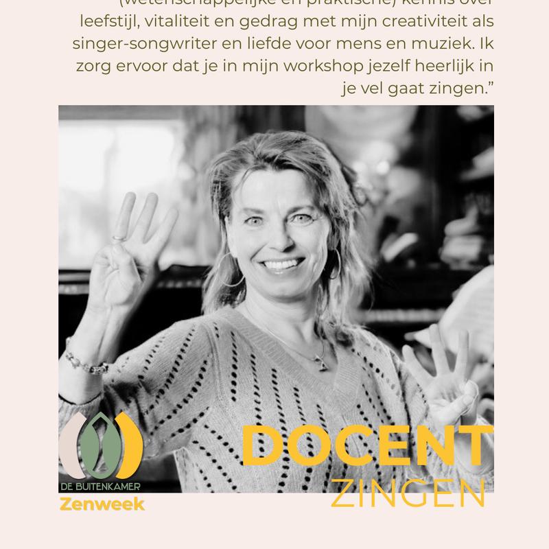 Zingen - Zenweek De Buitenkamer