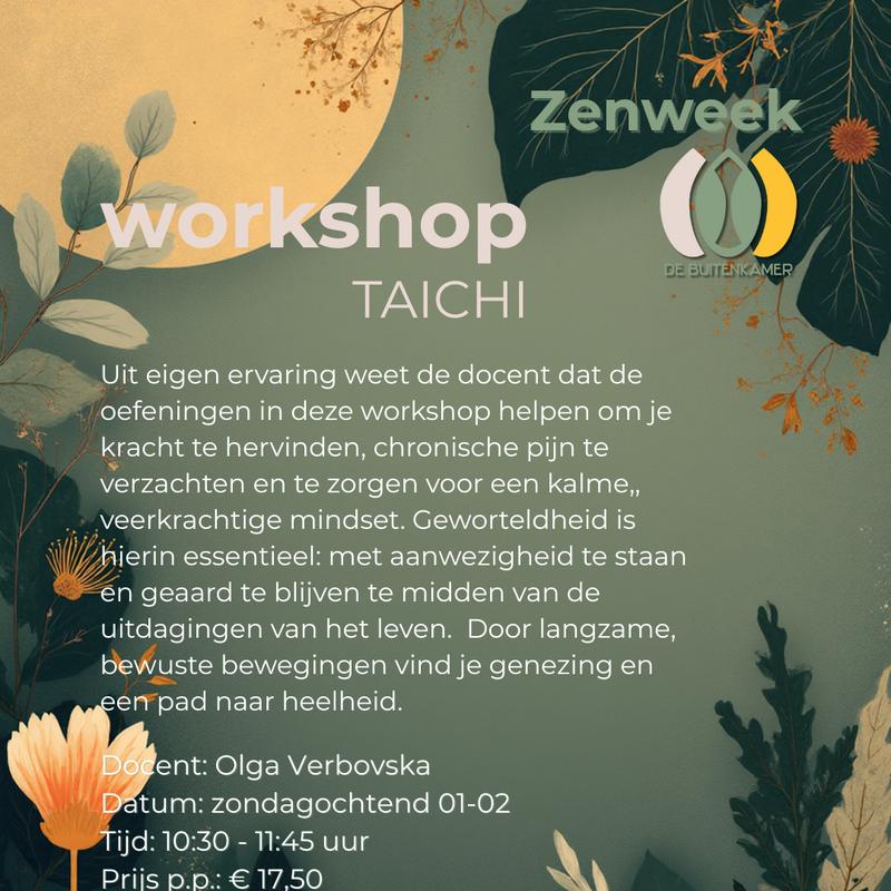 Tai chi - Zenweek De Buitenkamer — foto 2