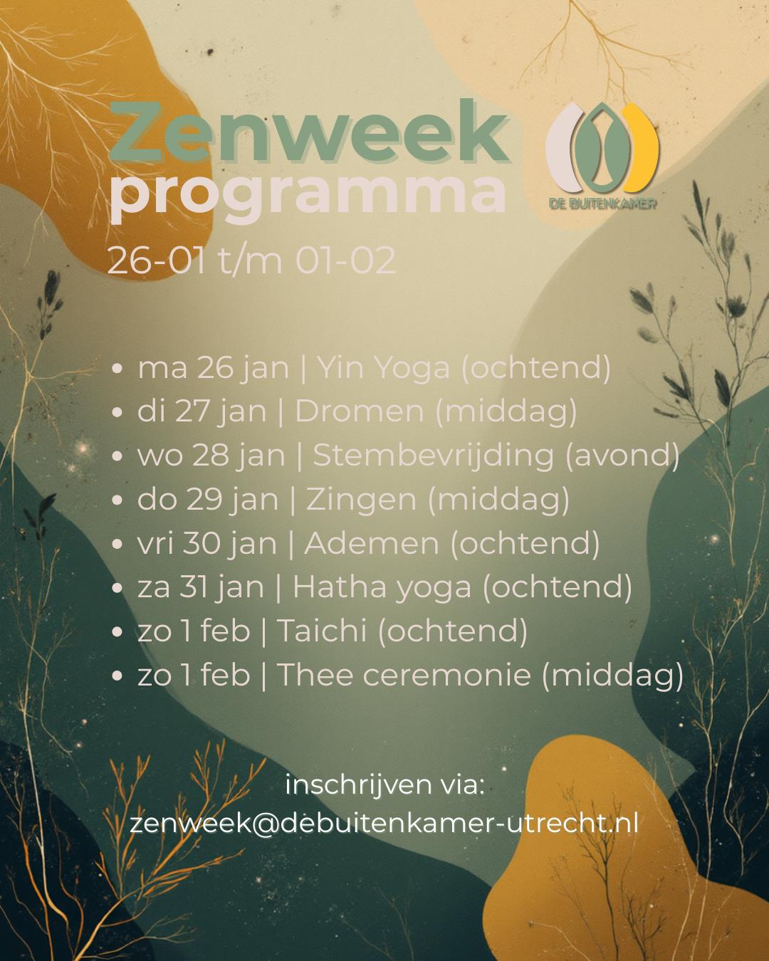 Theeceremonie - Zenweek De Buitenkamer — foto 3
